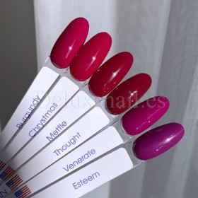 Esmalte Permanente Mettle American Creator, Rojo Borgoña, 15 ml