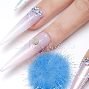 Pompón magnético desmontable, amarillo