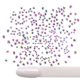 Cristales Komilfo, MIX Crystal AB, diferentes tamaños, 1400 uds