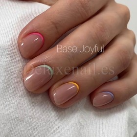 Base Gel Joyful AMERICAN CREATOR, base camuflaje, beige oscuro, 15 ml