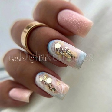 Base Gel Lightful AMERICAN CREATOR, base camuflaje, rosa, 15 ml