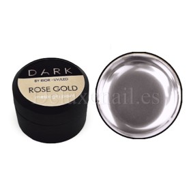 Pintura de gel efecto espejo sin pegajosidad Rose Gold Metal gel paint Dark, Rosa, 5g