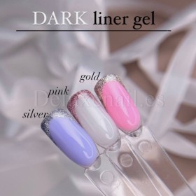 Pintura de gel Dark Liner Gel Pink, Rosa, 5 ml