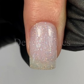 Pro Base Shine 01 Dark, Azul claro con purpurina, 15 ml