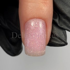 Pro Base Shine 04 Dark, Rosa con purpurina, 15 ml