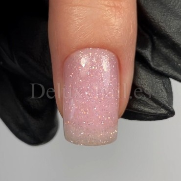 Pro Base Shine 04 Dark, Rosa con purpurina, 15 ml