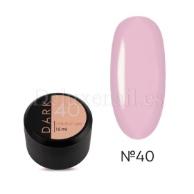 Gel constructor Dark Medium Gel 40, Rosa, 15 ml