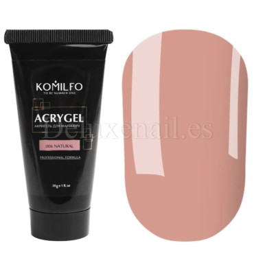 Acrygel Komilfo Natural 006, Beige natural, 30 g