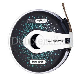 ATClux-100 - Donut cinta de lima funda desechable con cortador papmAm Staleks Exclusive, 6 metros, 100 grit