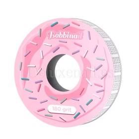 ATS-180w - Recambio Donut cinta de lima adhesiva desechable Staleks Expert, 8 metros, 180 grit