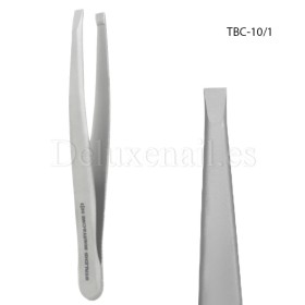 TBC-10/1 - Pinza para las cejas Staleks Beauty&Care, forma recta, 5 mm