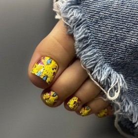 Pegatina Adhesiva para pedicura WP 023 Lak