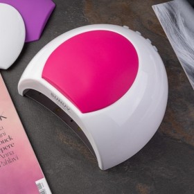 LED/UV Lámpara Sun 2C Original, 48 W, Blanco con almohadillas de goma