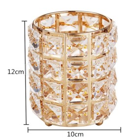 Organizador decorativo, Oro, 10x12 cm