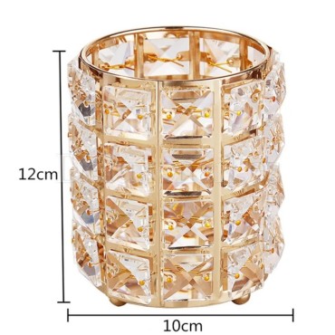 Organizador decorativo, Oro, 10x12 cm