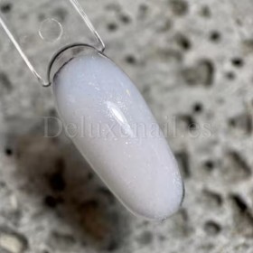 Gel constructor Dark Medium Gel 43, Gris muy claro con micro brillo, 15 ml