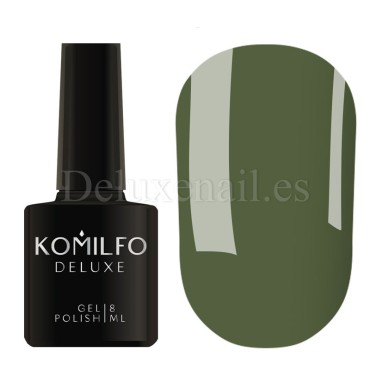 Esmalte Permanente Komilfo D158, Verde Militar, 8 ml