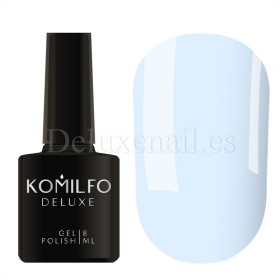 Esmalte Permanente Komilfo D195, Azul Bebé Pastel, 8 ml