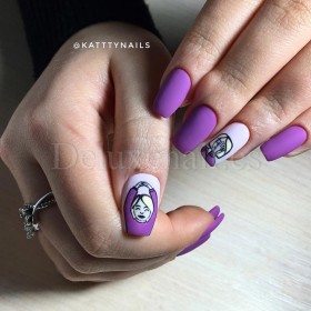 Esmalte Permanente Komilfo D249, Morado oscuro, 8 ml