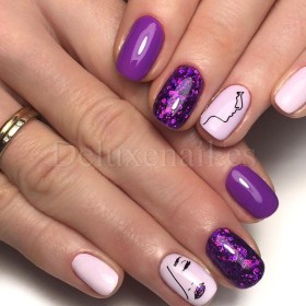 Esmalte Permanente Komilfo D250, Violeta, 8 ml