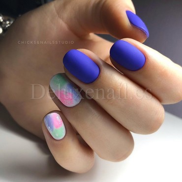 Esmalte Permanente Komilfo D254, Azul oscuro, 8 ml