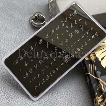 Placa Pequeña Letter 3 Taki Da