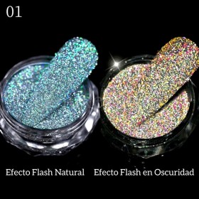 Purpurina Reflectante Flash 1, 2,5 gr