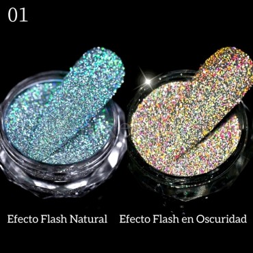 Purpurina Reflectante Flash 1, 2,5 gr