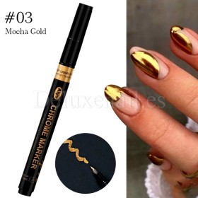 Rotulador de pintura con efecto espejo Mocha Gold, Cobre