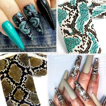 Transfer Foil Print Animal, 10 uds, 4x20 cm