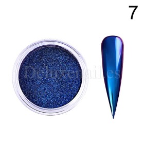 copy of Mirror Chrome Powder NAILS WORLD-168 camaleón azul/rosa/morado