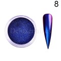 copy of Mirror Chrome Powder NAILS WORLD-168 camaleón azul/rosa/morado