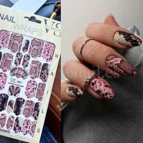 Pegatina Adhesiva Wraps Manicure 007 VS