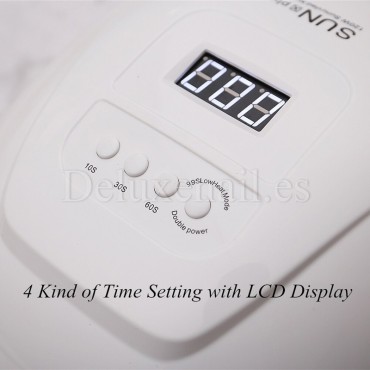 LED/UV Lámpara Sun x Plus Original, 120 W, Blanco