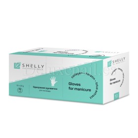 SPA Guantes para manicura Shelly, 10 par