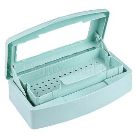 Contenedor plástico para desinfección y esterilización 500 ml, azul