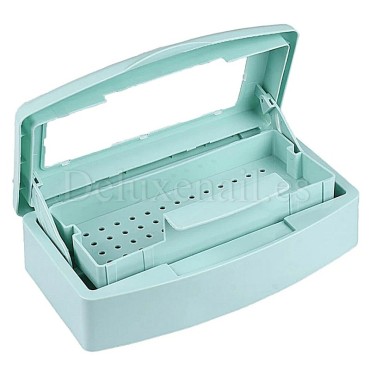 Contenedor plástico para desinfección y esterilización 500 ml, azul