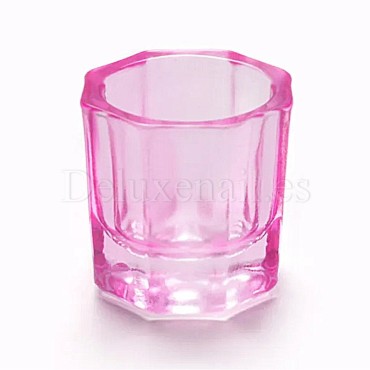 Vasito de cristal, Rosa, 1 ud