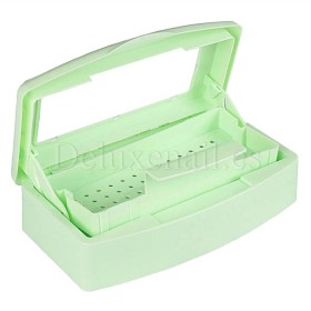 Contenedor plástico para desinfección y esterilización 500 ml, verde
