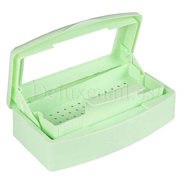 Contenedor plástico para desinfección y esterilización 500 ml, verde