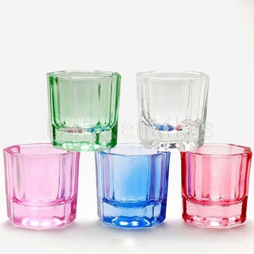 Vasito de cristal, Azul, 1 ud