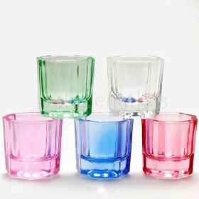 Vasito de cristal, Verde, 1 ud