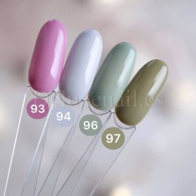 Gel Polish 093 DARK, esmalte semipermanente rosa violeta claro, 10 ml