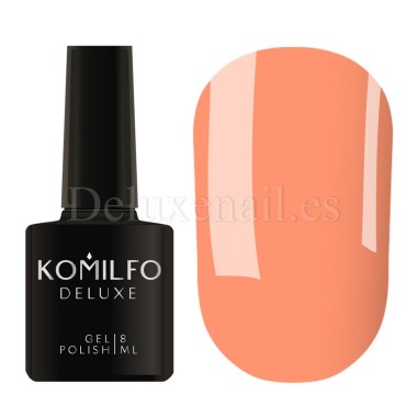 Esmalte Permanente Komilfo D258, Melocotón Neón, 8 ml