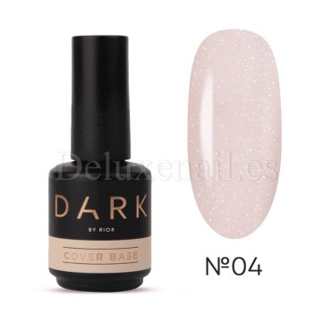 Base Opal 04 Dark, Rosa Lechoso con micro brillo dorado, 15 ml