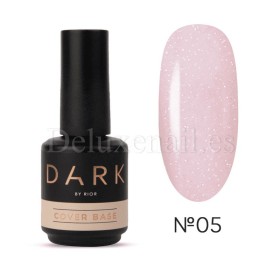 Base Opal 05 Dark, Rosa con micro brillo multicolor, 15 ml