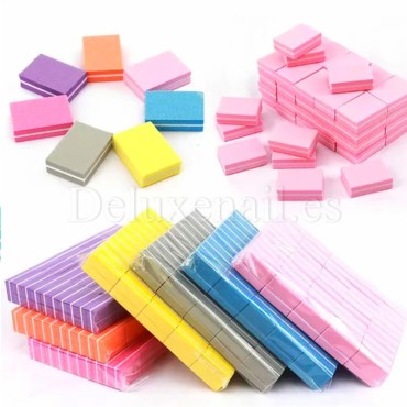 Tacos pulidores desechables 100/180 gr, Rosa, 50 uds