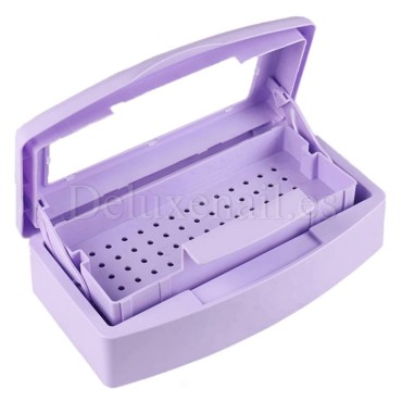Contenedor plástico para desinfección y esterilización 500 ml, violeta