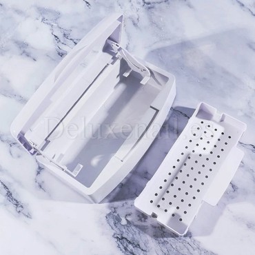 Contenedor plástico para desinfección y esterilización 500 ml, blanco