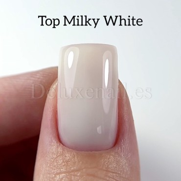 Top sin pegajosidad Milky White Dark, 10 ml